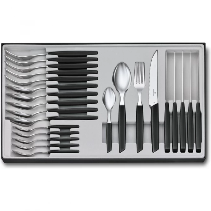 Набор столовых принадлежностей VICTORINOX SWISS MODERN 6.9093.12W.24 Набор столовых принадлежностей VICTORINOX SWISS MODERN 6.9093.12W.24